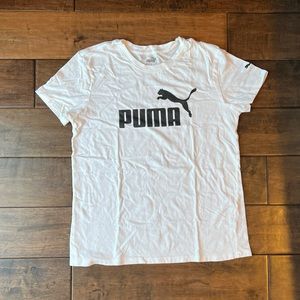 Woman’s Puma Small White Tee Shirt